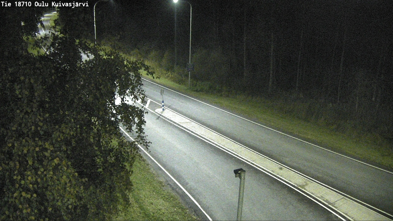 Weather Camera Image road 18710 Oulu Kuivasjärvi, Oulu, Pohjois-Pohjanmaa