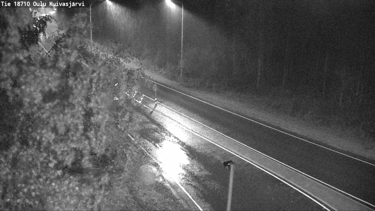 Weather Camera Image road 18710 Oulu Kuivasjärvi, Oulu, Pohjois-Pohjanmaa