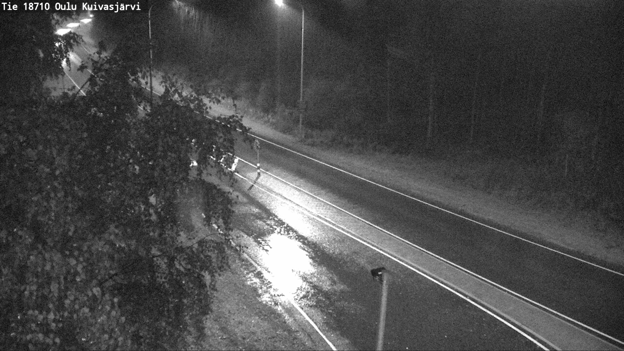 Weather Camera Image road 18710 Oulu Kuivasjärvi, Oulu, Pohjois-Pohjanmaa