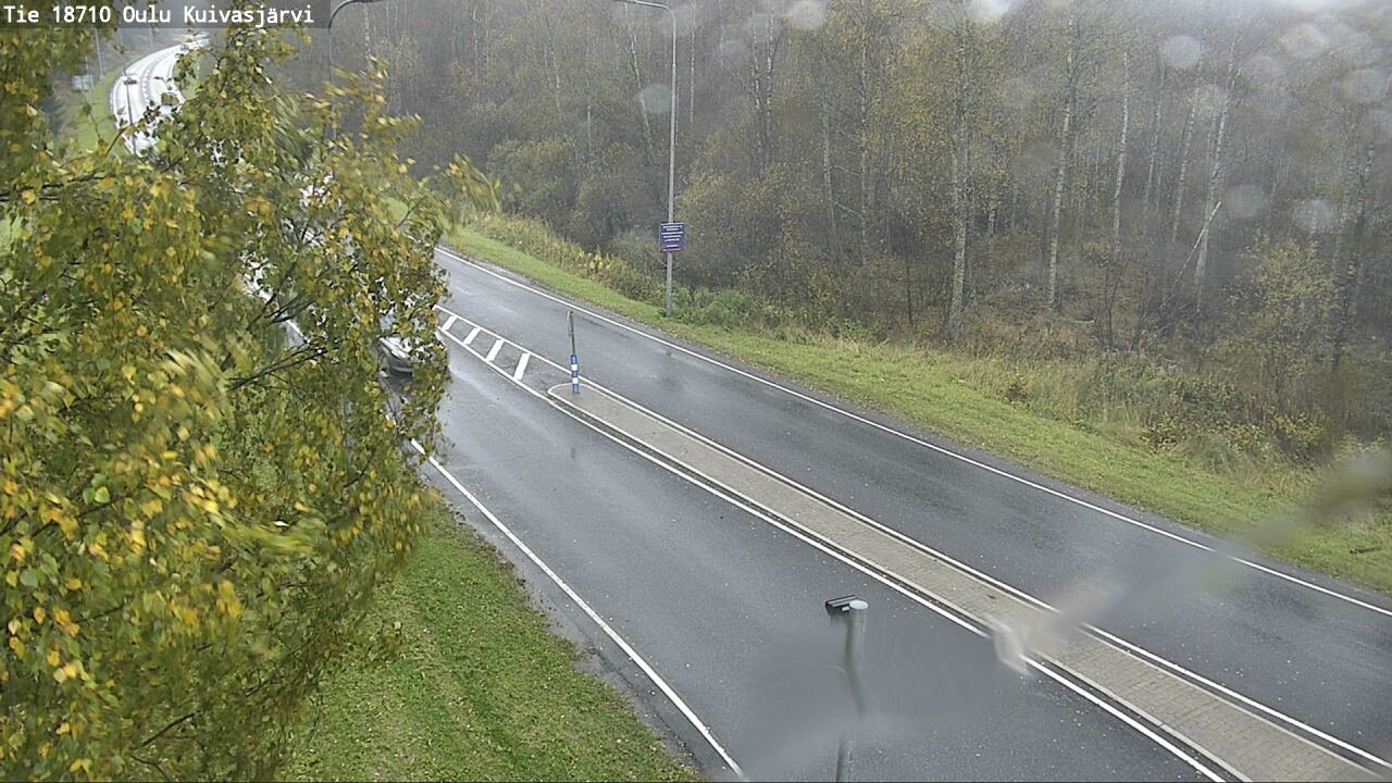 Weather Camera Image väg 18710 Oulu Kuivasjärvi, Oulu, Pohjois-Pohjanmaa