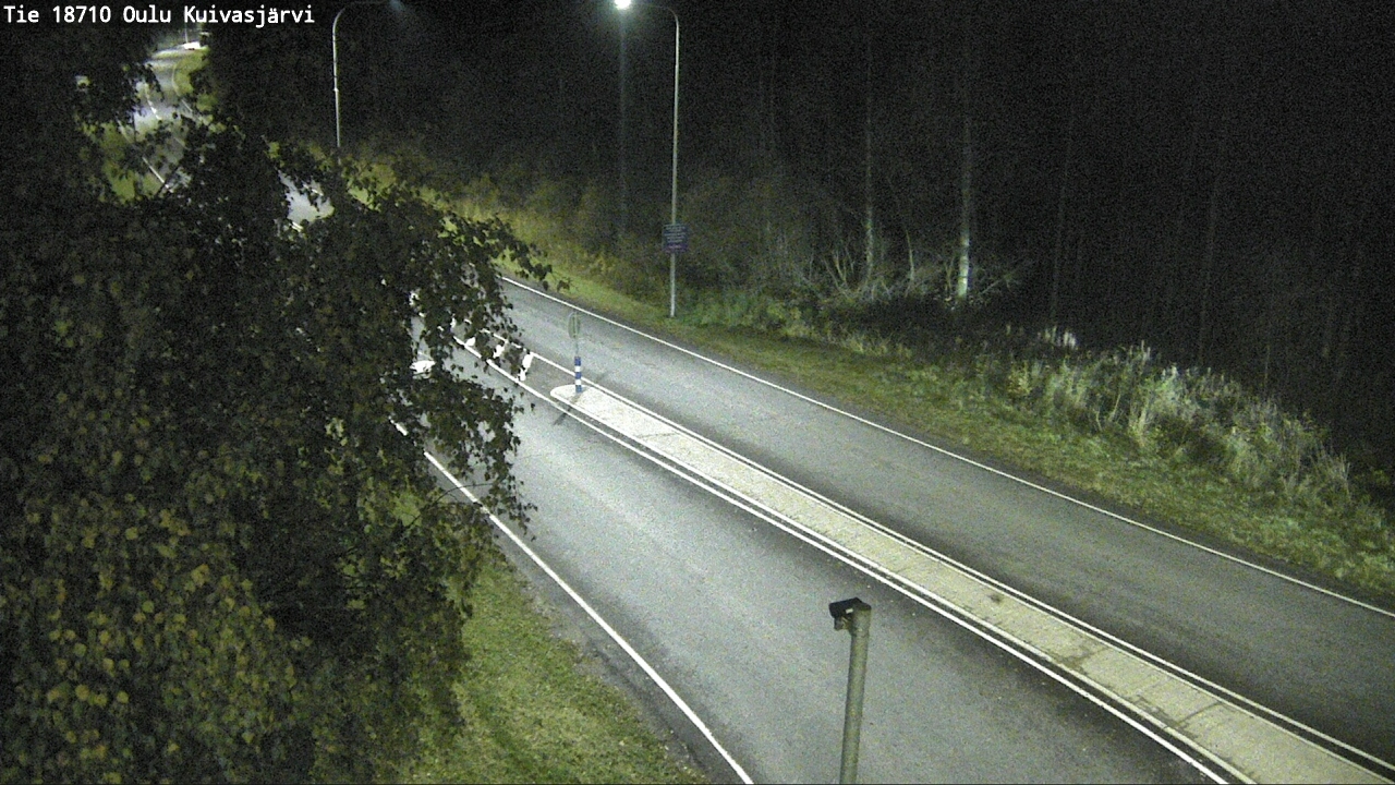 Weather Camera Image road 18710 Oulu Kuivasjärvi, Oulu, Pohjois-Pohjanmaa