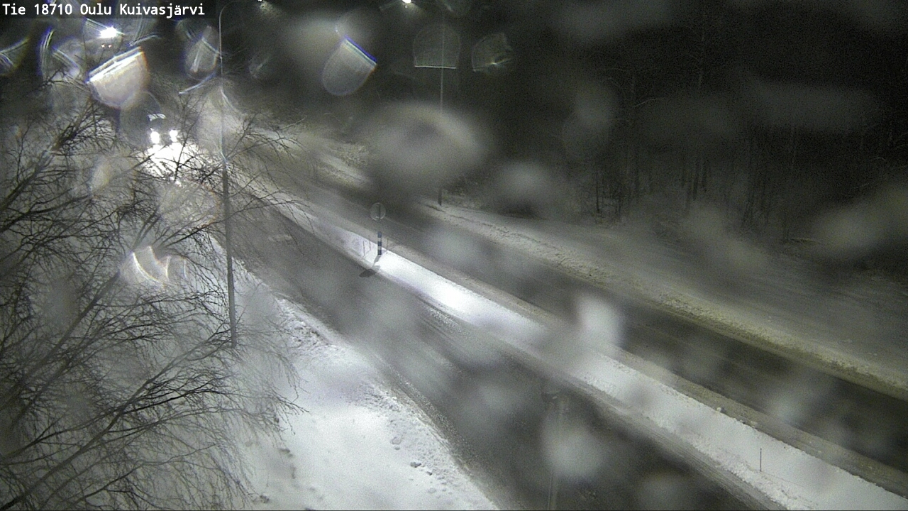 Weather Camera Image road 18710 Oulu Kuivasjärvi, Oulu, Pohjois-Pohjanmaa