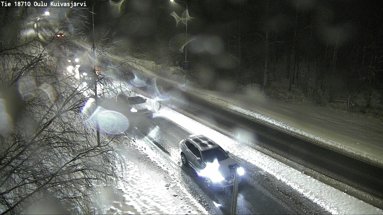 Weather Camera Image road 18710 Oulu Kuivasjärvi, Oulu, Pohjois-Pohjanmaa