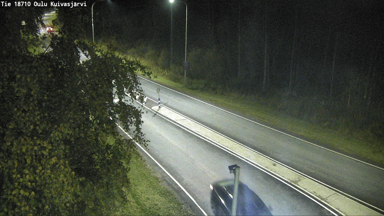 Weather Camera Image road 18710 Oulu Kuivasjärvi, Oulu, Pohjois-Pohjanmaa