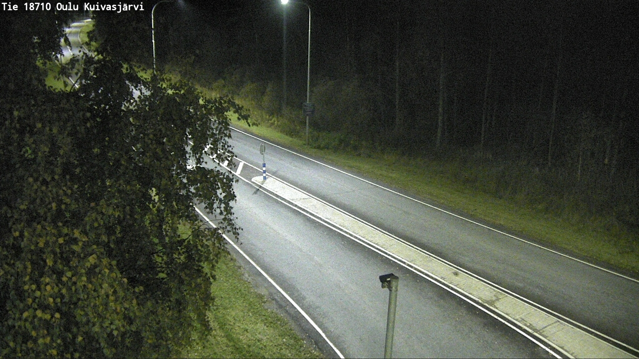 Weather Camera Image road 18710 Oulu Kuivasjärvi, Oulu, Pohjois-Pohjanmaa