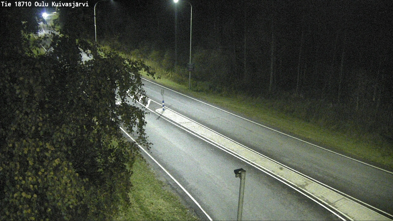 Weather Camera Image road 18710 Oulu Kuivasjärvi, Oulu, Pohjois-Pohjanmaa