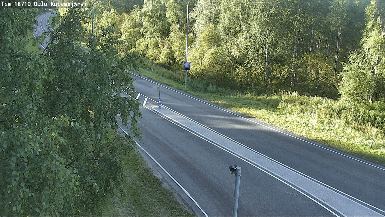 Weather Camera Image road 18710 Oulu Kuivasjärvi, Oulu, Pohjois-Pohjanmaa