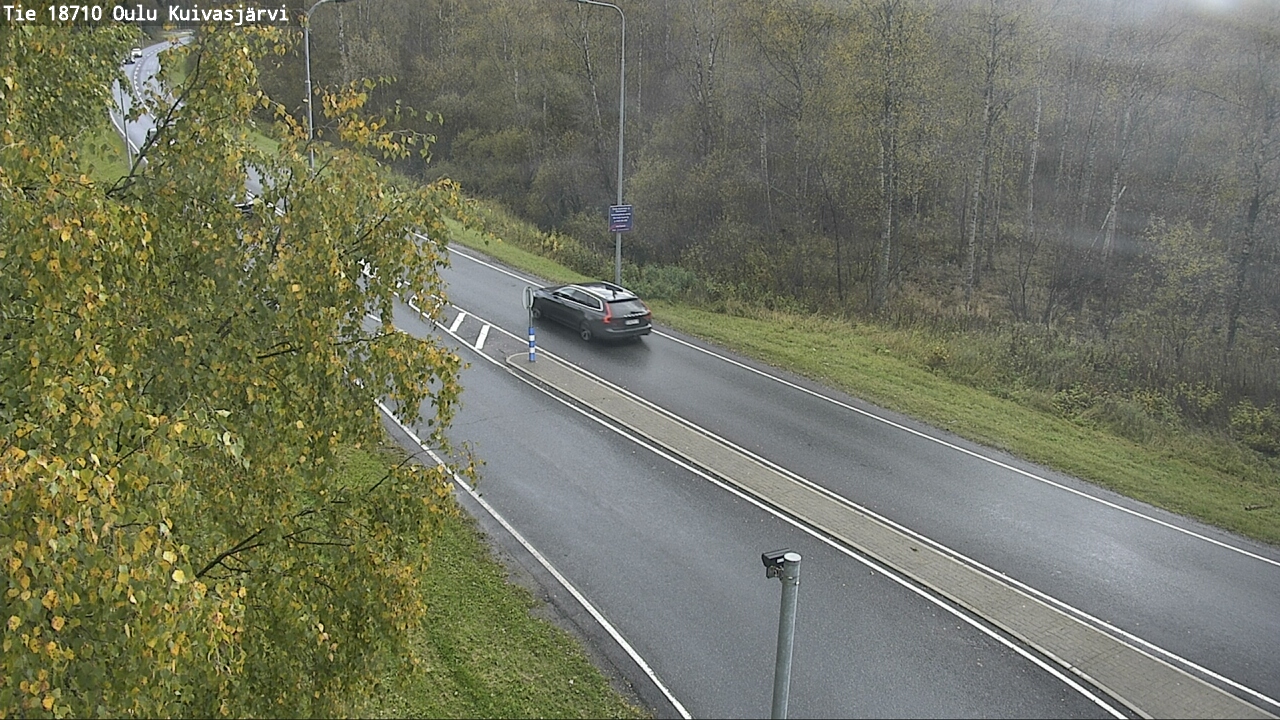 Weather Camera Image road 18710 Oulu Kuivasjärvi, Oulu, Pohjois-Pohjanmaa