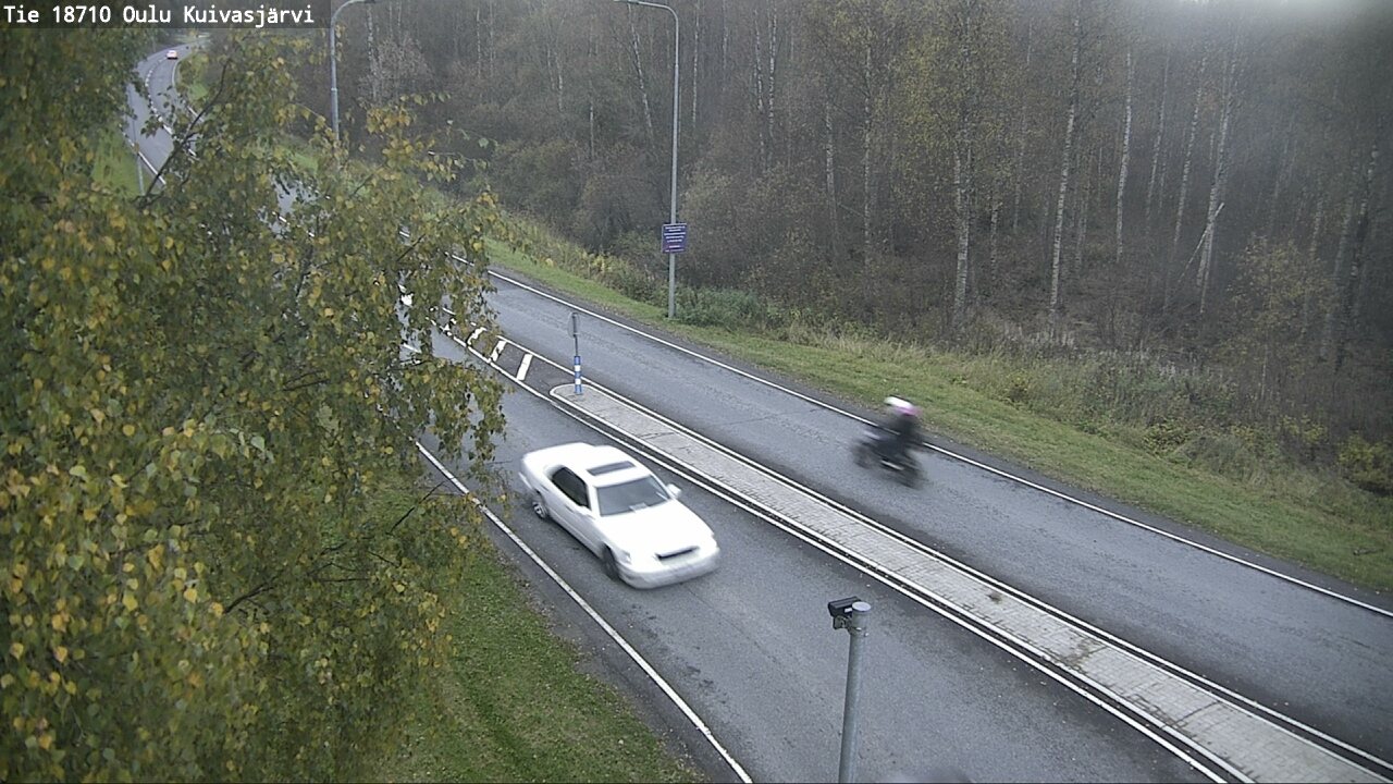 Weather Camera Image road 18710 Oulu Kuivasjärvi, Oulu, Pohjois-Pohjanmaa
