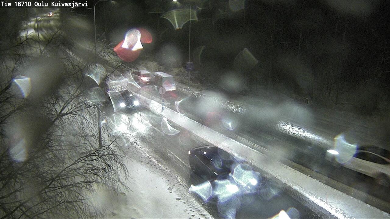 Weather Camera Image road 18710 Oulu Kuivasjärvi, Oulu, Pohjois-Pohjanmaa