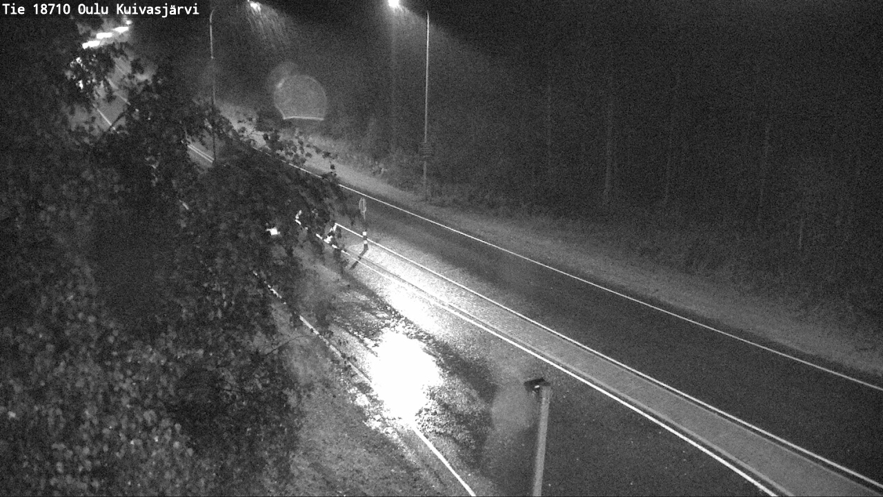 Weather Camera Image road 18710 Oulu Kuivasjärvi, Oulu, Pohjois-Pohjanmaa