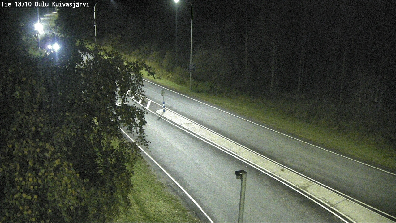 Weather Camera Image road 18710 Oulu Kuivasjärvi, Oulu, Pohjois-Pohjanmaa