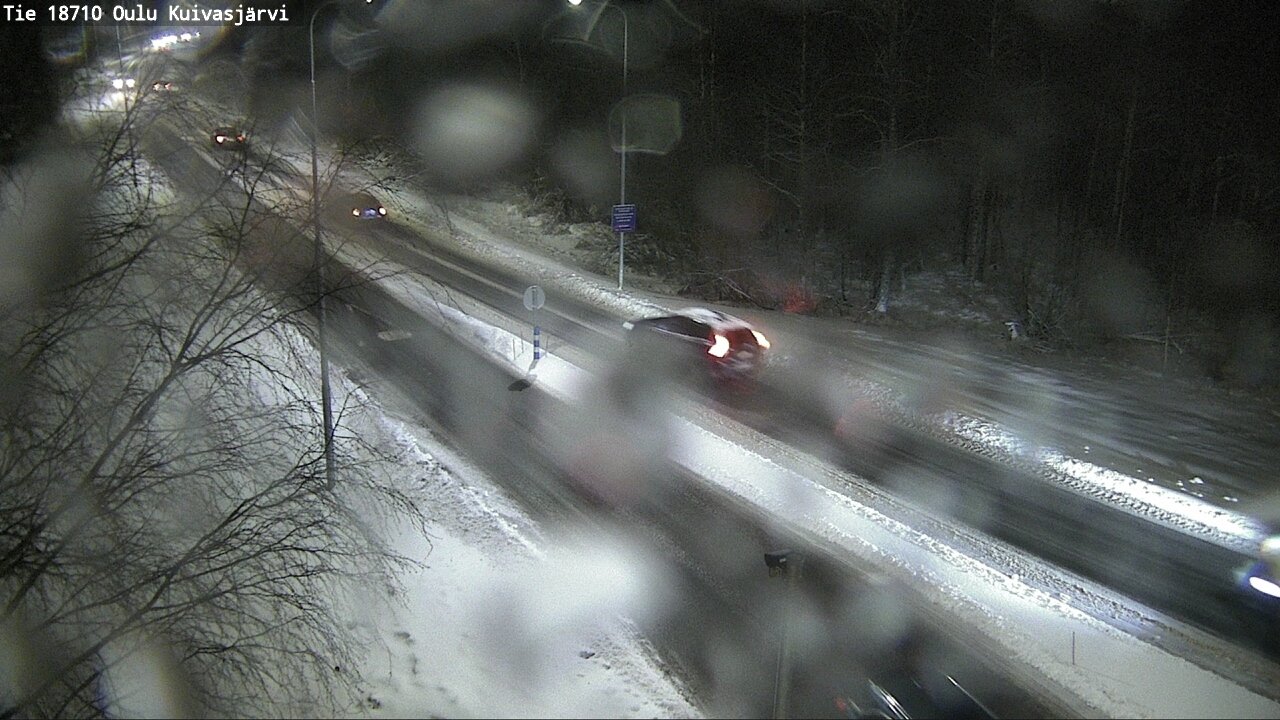 Weather Camera Image road 18710 Oulu Kuivasjärvi, Oulu, Pohjois-Pohjanmaa