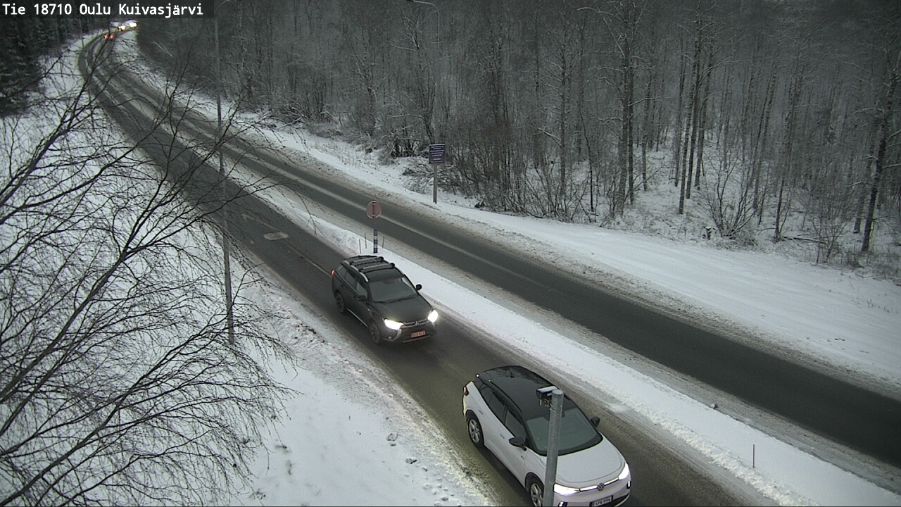 Weather Camera Image road 18710 Oulu Kuivasjärvi, Oulu, Pohjois-Pohjanmaa