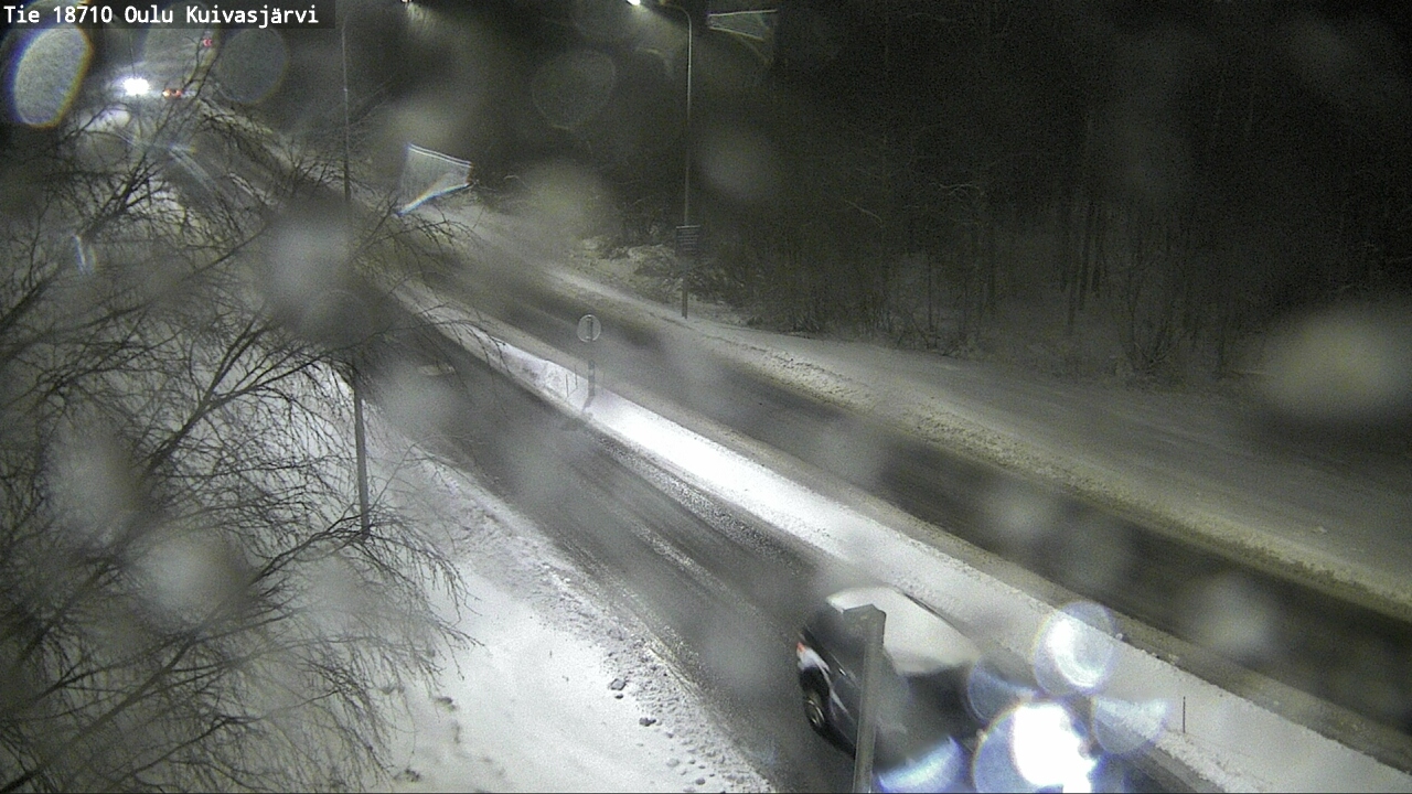 Weather Camera Image road 18710 Oulu Kuivasjärvi, Oulu, Pohjois-Pohjanmaa