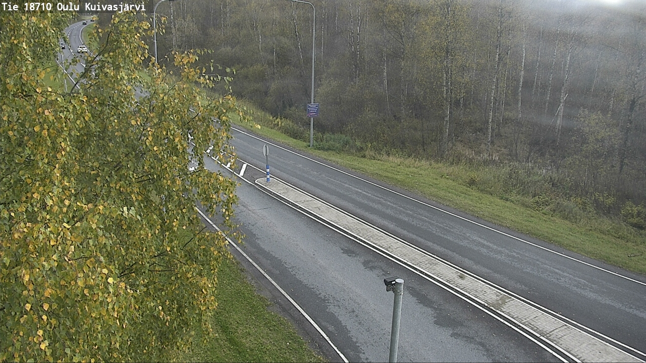 Weather Camera Image road 18710 Oulu Kuivasjärvi, Oulu, Pohjois-Pohjanmaa