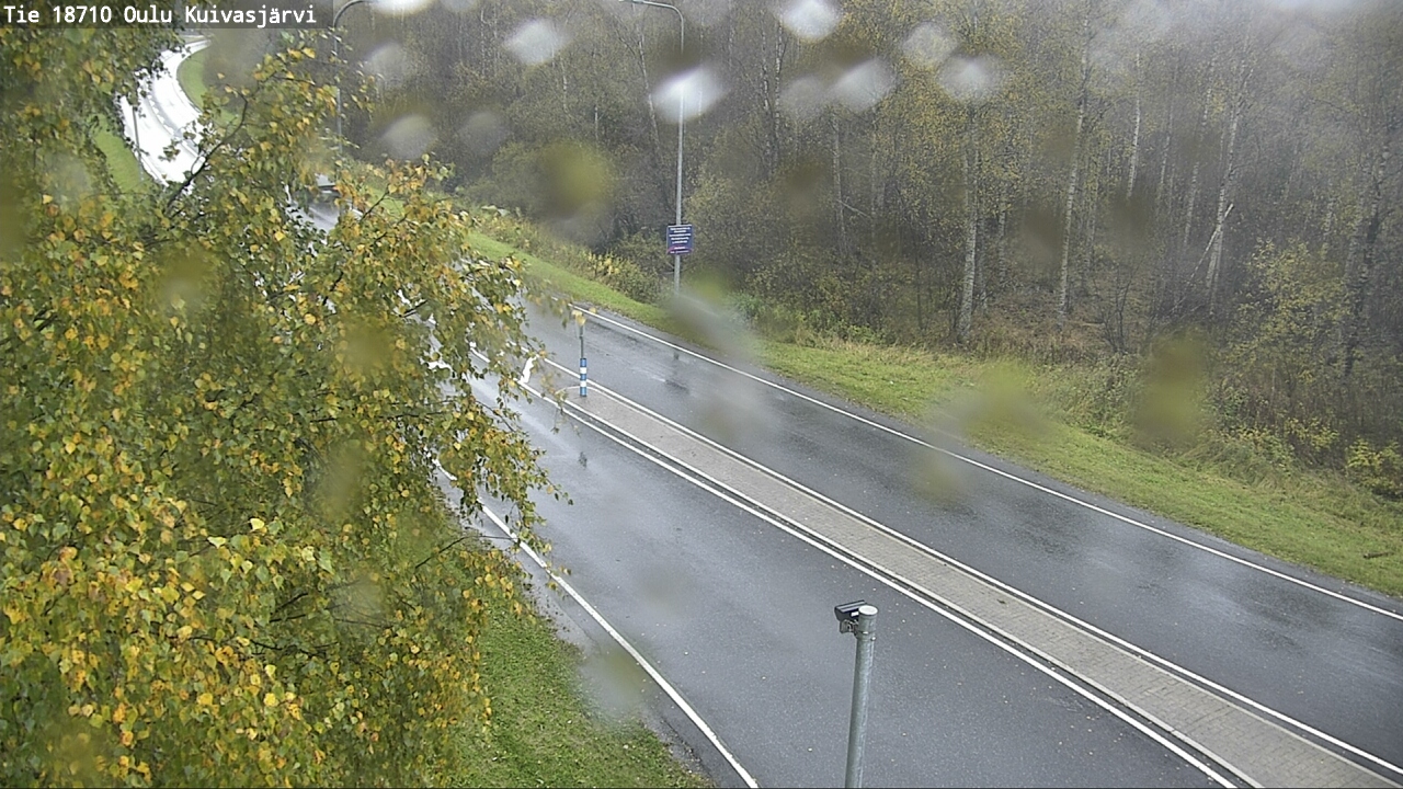 Weather Camera Image road 18710 Oulu Kuivasjärvi, Oulu, Pohjois-Pohjanmaa