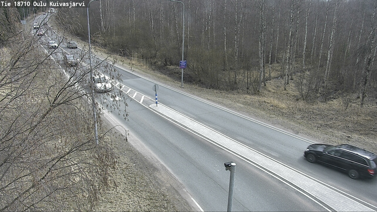Weather Camera Image road 18710 Oulu Kuivasjärvi, Oulu, Pohjois-Pohjanmaa