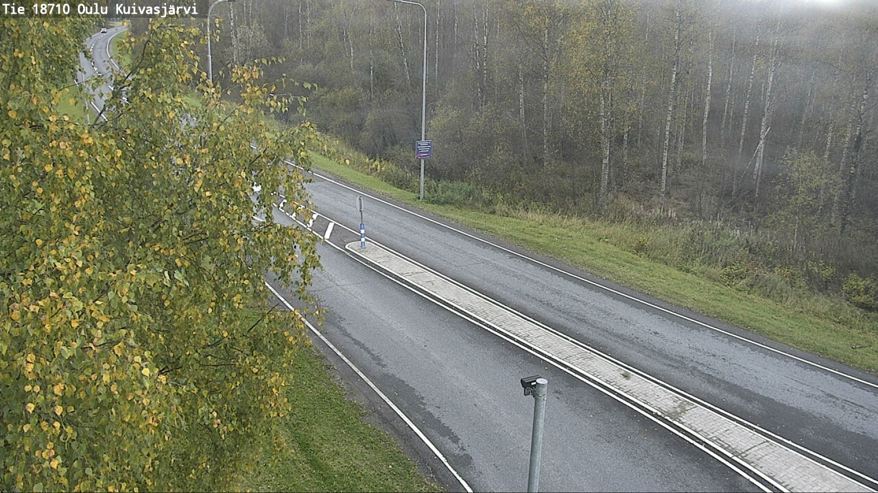 Weather Camera Image road 18710 Oulu Kuivasjärvi, Oulu, Pohjois-Pohjanmaa