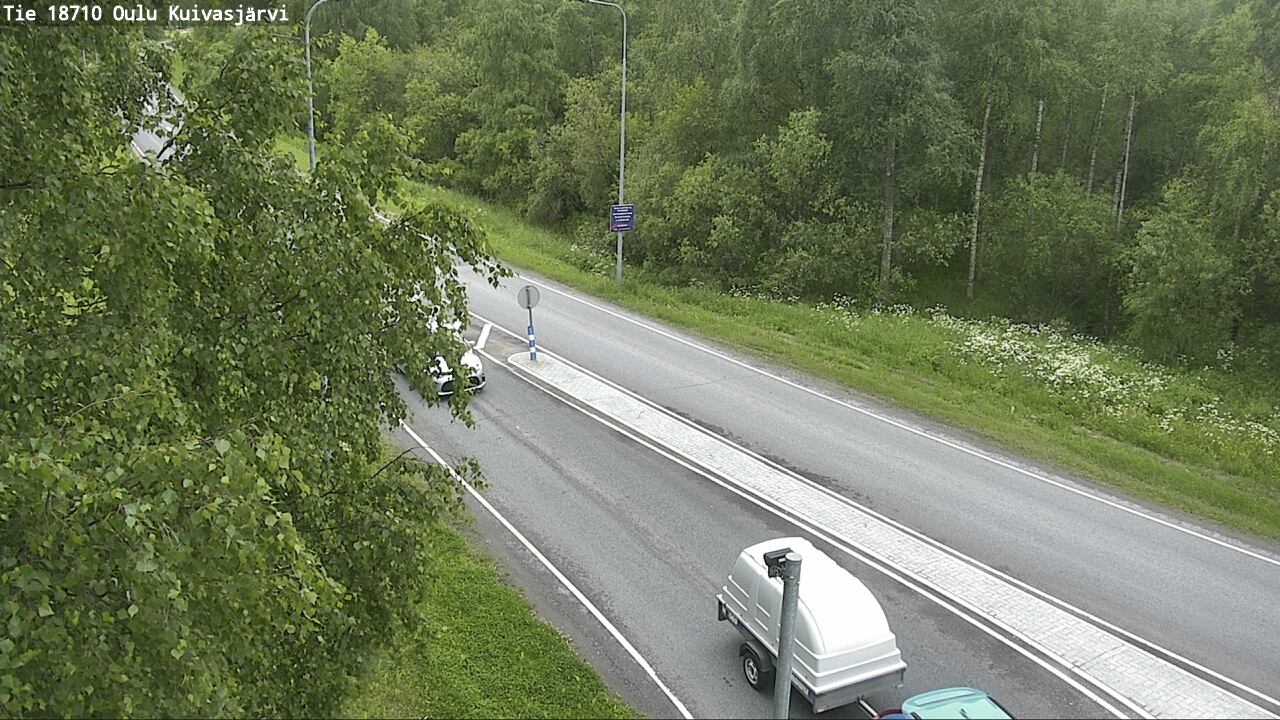 Weather Camera Image road 18710 Oulu Kuivasjärvi, Oulu, Pohjois-Pohjanmaa