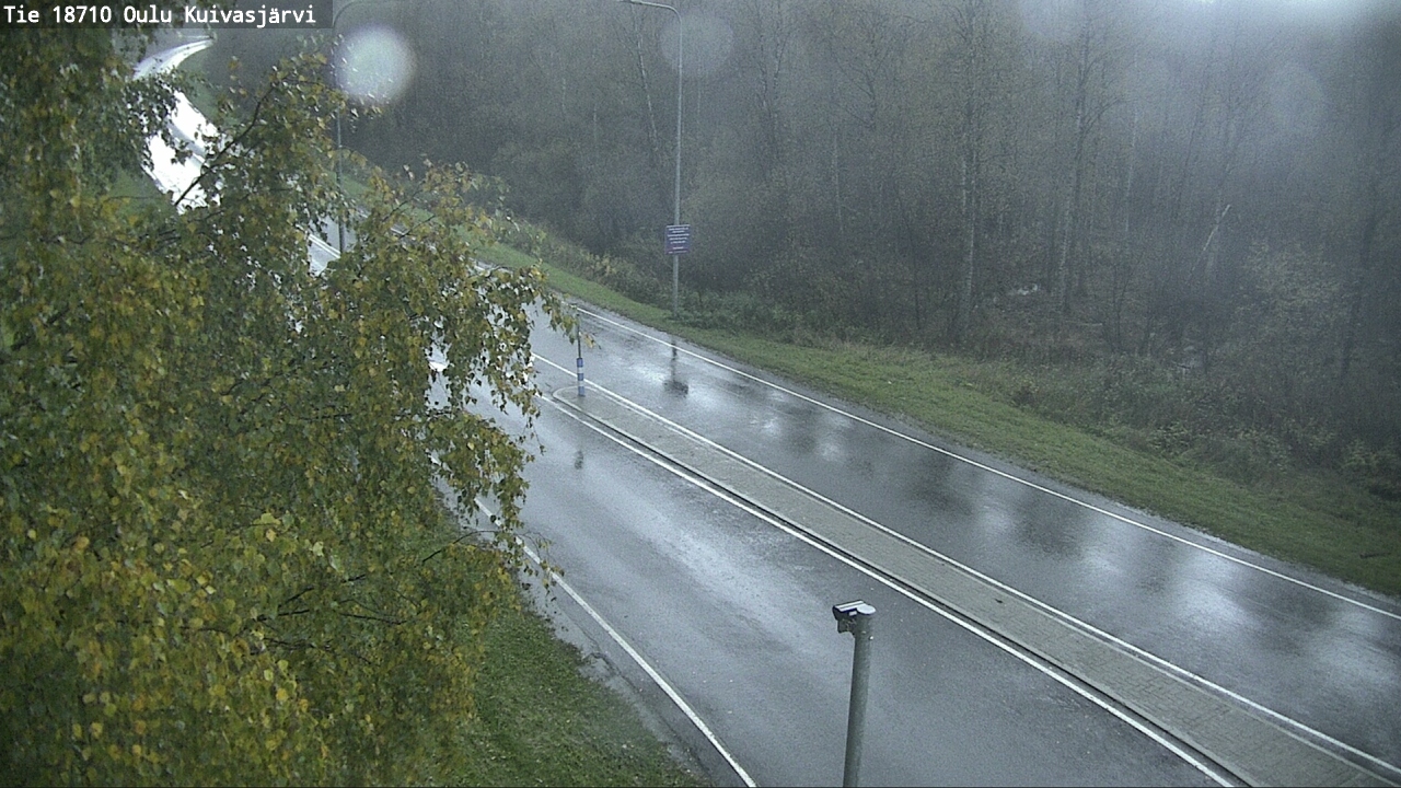 Weather Camera Image road 18710 Oulu Kuivasjärvi, Oulu, Pohjois-Pohjanmaa