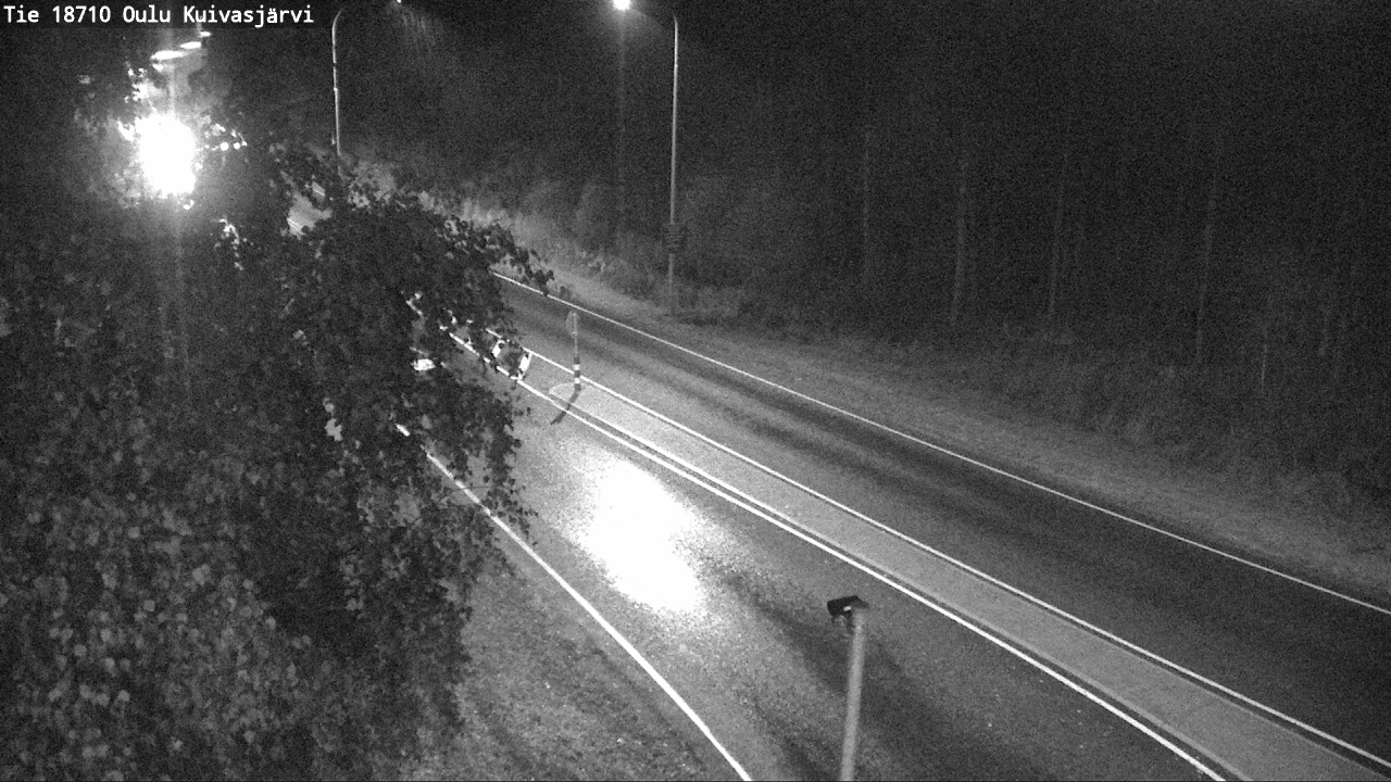 Weather Camera Image road 18710 Oulu Kuivasjärvi, Oulu, Pohjois-Pohjanmaa