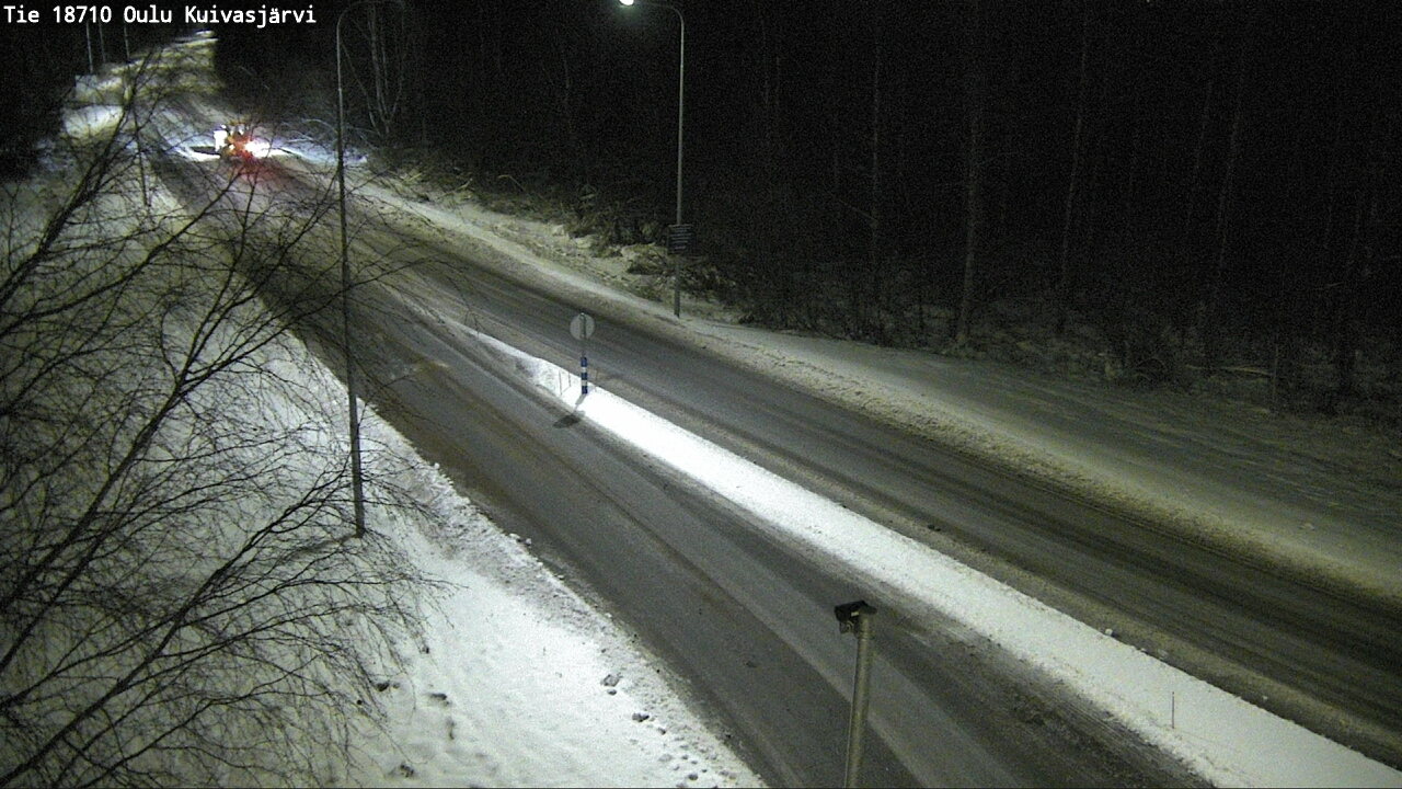 Weather Camera Image road 18710 Oulu Kuivasjärvi, Oulu, Pohjois-Pohjanmaa