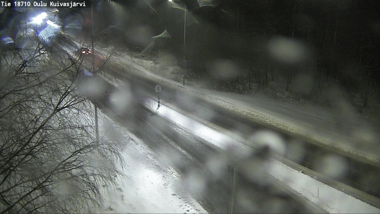 Weather Camera Image road 18710 Oulu Kuivasjärvi, Oulu, Pohjois-Pohjanmaa
