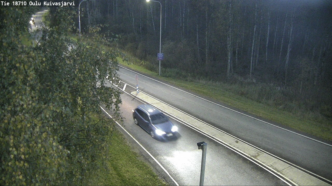 Weather Camera Image road 18710 Oulu Kuivasjärvi, Oulu, Pohjois-Pohjanmaa