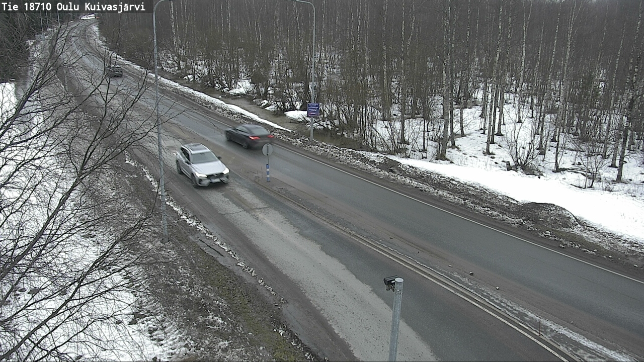 Weather Camera Image road 18710 Oulu Kuivasjärvi, Oulu, Pohjois-Pohjanmaa