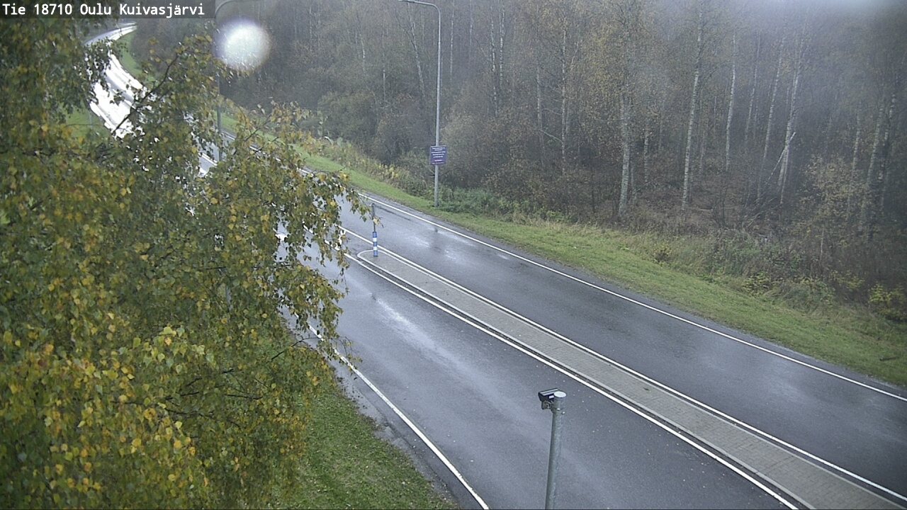 Weather Camera Image road 18710 Oulu Kuivasjärvi, Oulu, Pohjois-Pohjanmaa