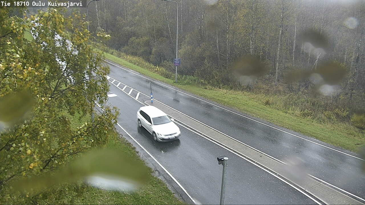 Weather Camera Image väg 18710 Oulu Kuivasjärvi, Oulu, Pohjois-Pohjanmaa