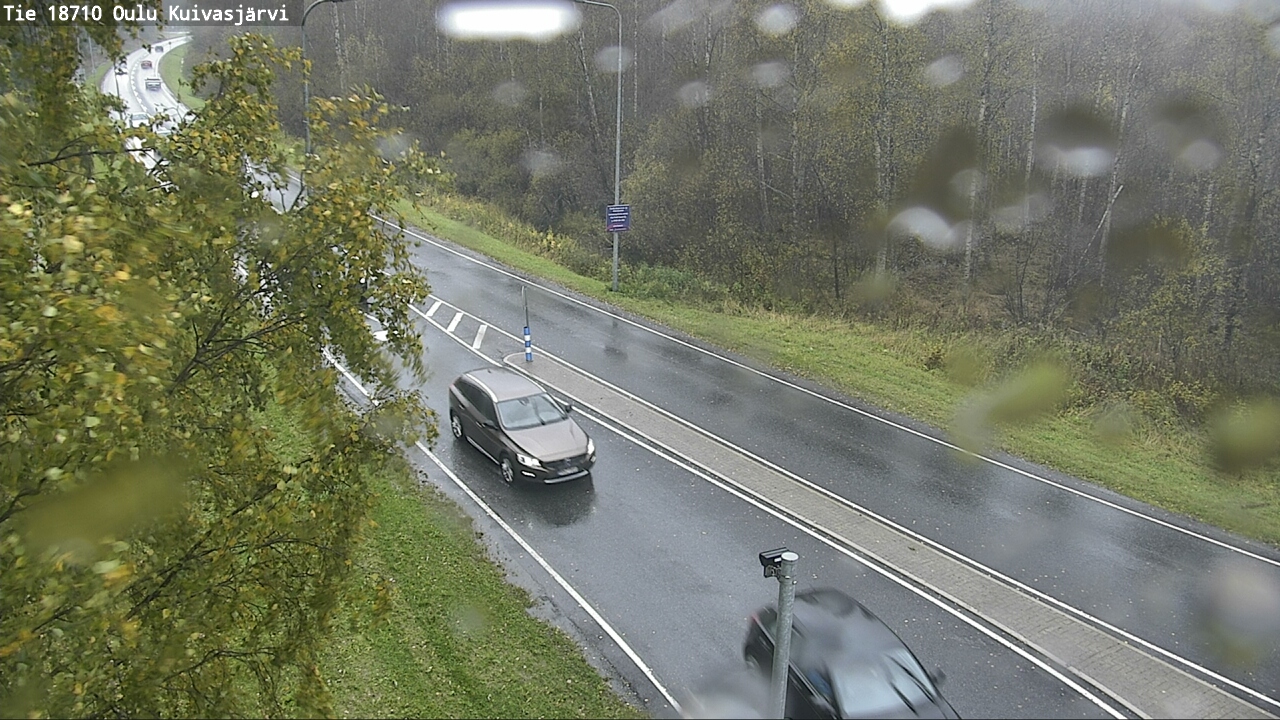 Weather Camera Image väg 18710 Oulu Kuivasjärvi, Oulu, Pohjois-Pohjanmaa