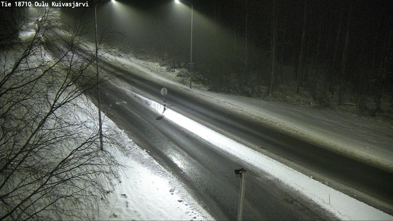 Weather Camera Image road 18710 Oulu Kuivasjärvi, Oulu, Pohjois-Pohjanmaa
