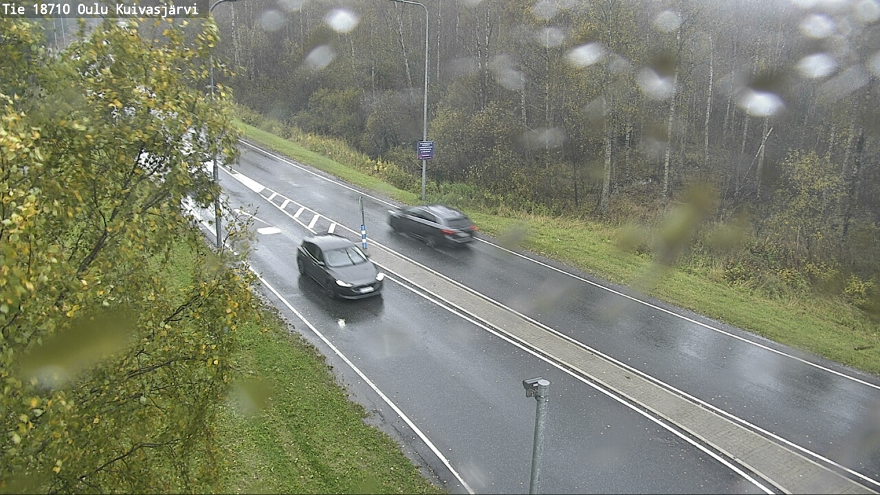 Weather Camera Image väg 18710 Oulu Kuivasjärvi, Oulu, Pohjois-Pohjanmaa