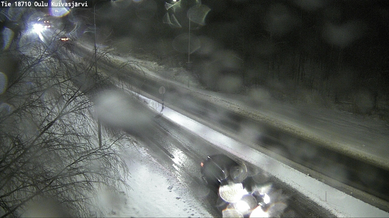 Weather Camera Image road 18710 Oulu Kuivasjärvi, Oulu, Pohjois-Pohjanmaa