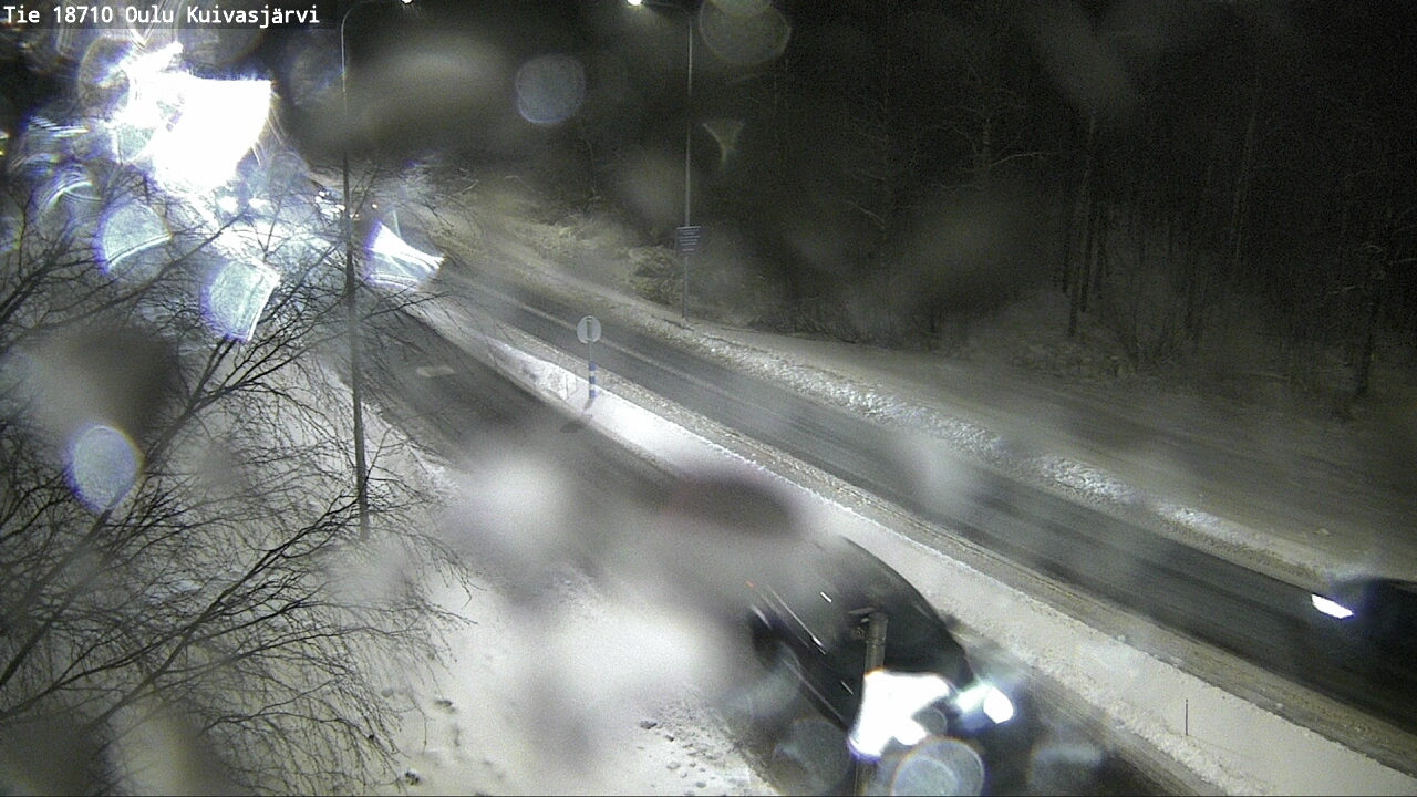 Weather Camera Image road 18710 Oulu Kuivasjärvi, Oulu, Pohjois-Pohjanmaa