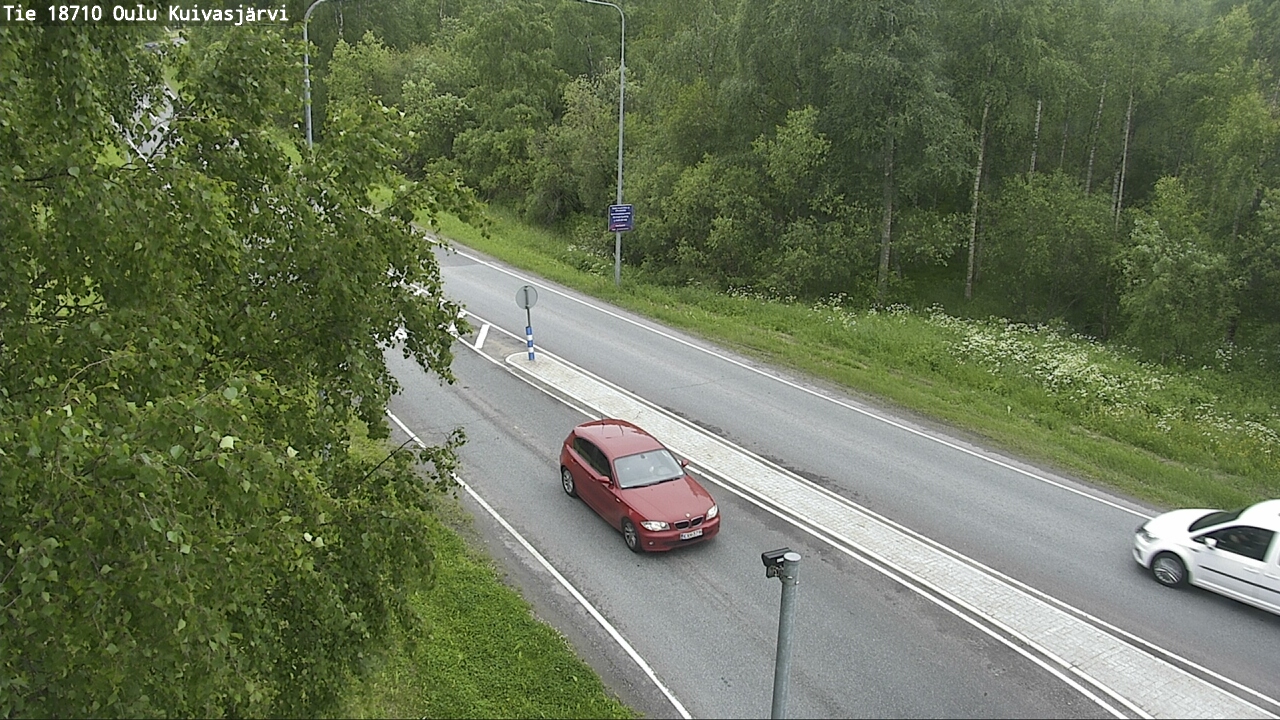Weather Camera Image road 18710 Oulu Kuivasjärvi, Oulu, Pohjois-Pohjanmaa
