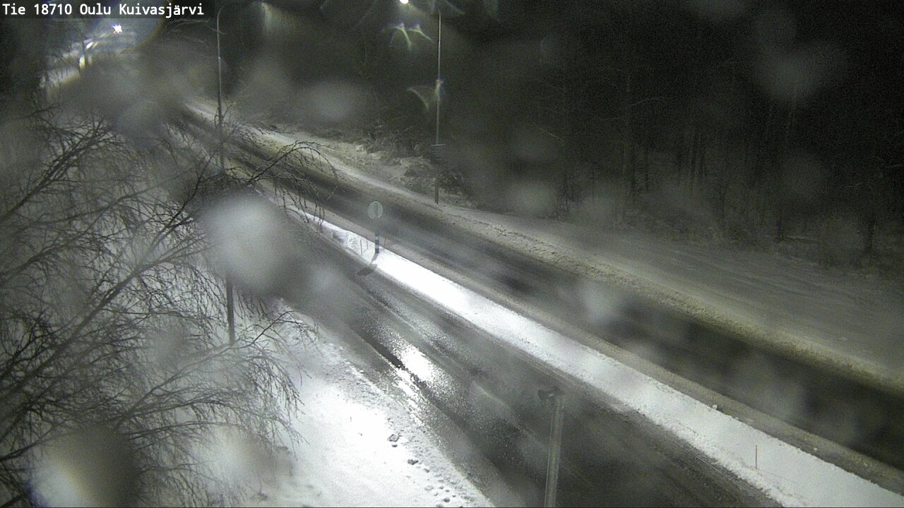 Weather Camera Image road 18710 Oulu Kuivasjärvi, Oulu, Pohjois-Pohjanmaa