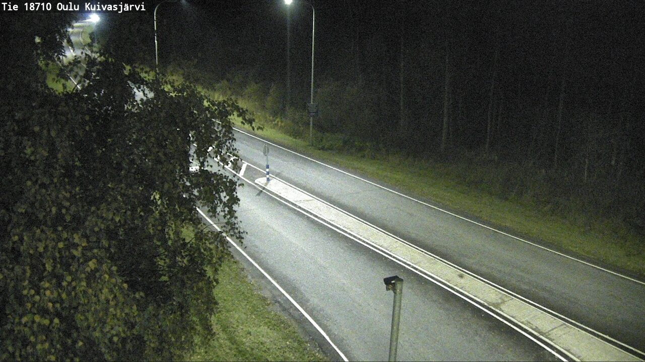 Weather Camera Image road 18710 Oulu Kuivasjärvi, Oulu, Pohjois-Pohjanmaa