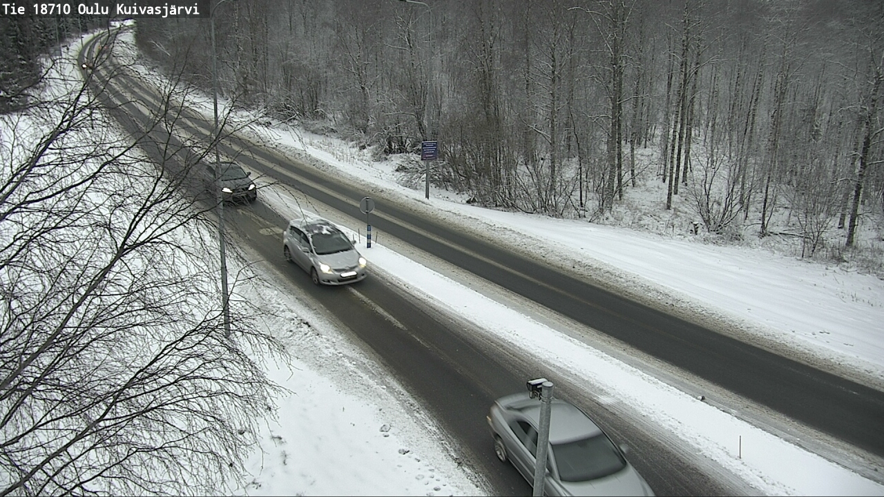 Weather Camera Image road 18710 Oulu Kuivasjärvi, Oulu, Pohjois-Pohjanmaa