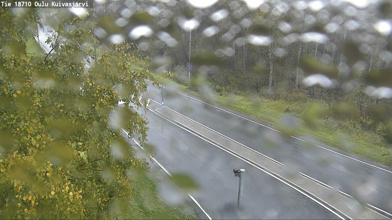 Weather Camera Image road 18710 Oulu Kuivasjärvi, Oulu, Pohjois-Pohjanmaa