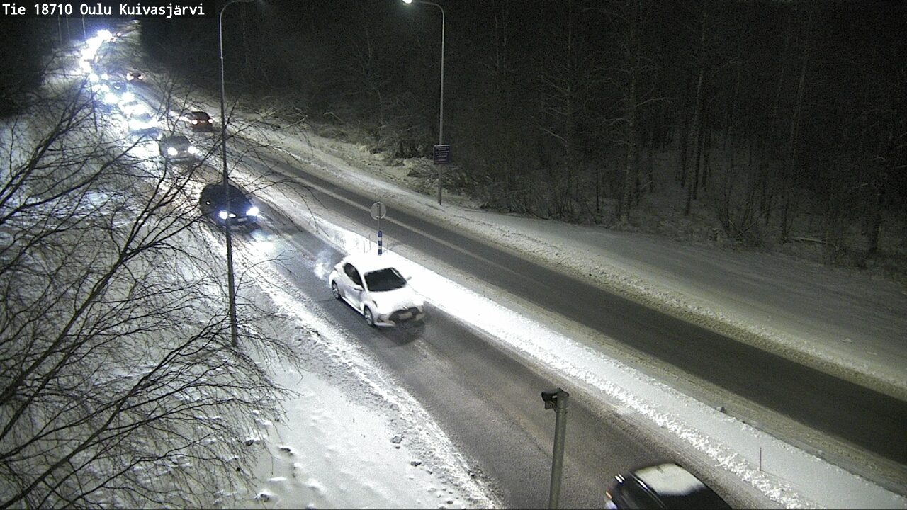 Weather Camera Image road 18710 Oulu Kuivasjärvi, Oulu, Pohjois-Pohjanmaa