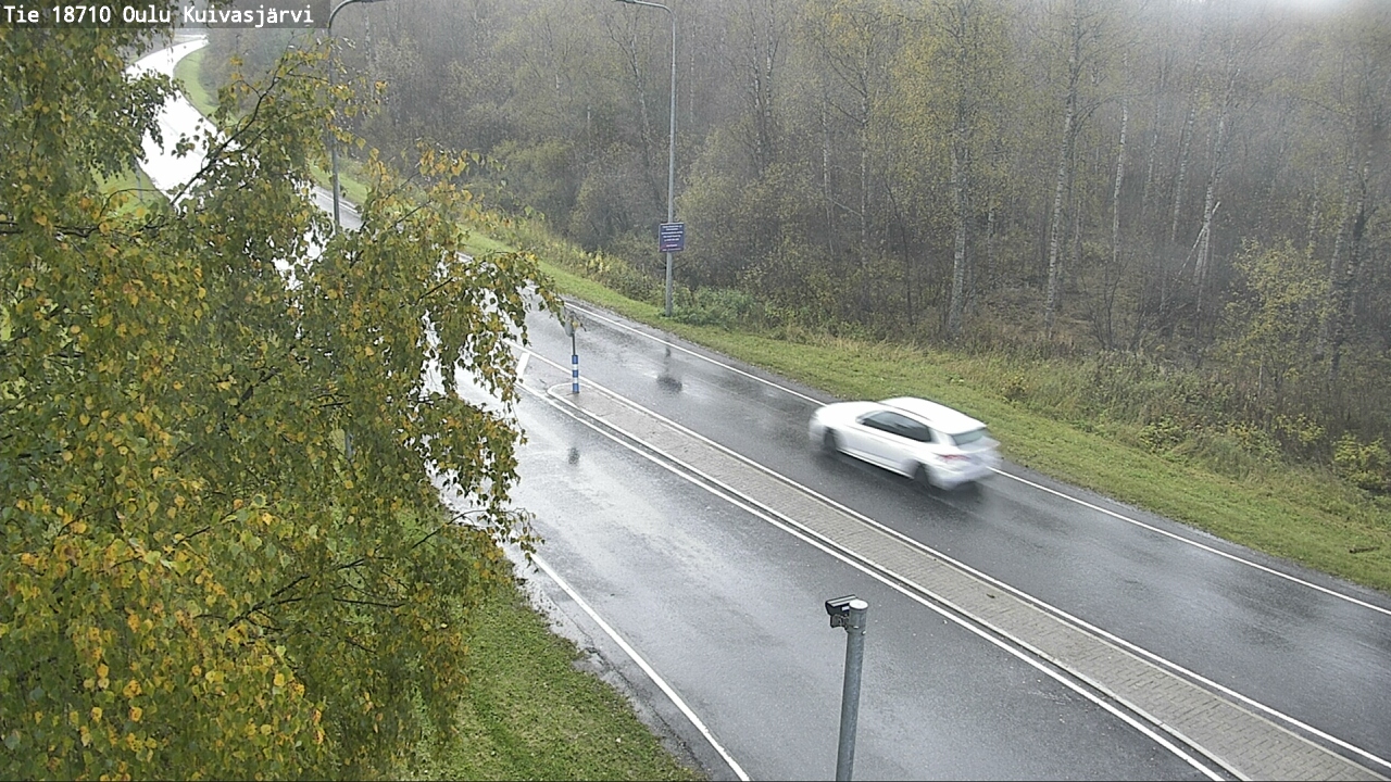 Weather Camera Image road 18710 Oulu Kuivasjärvi, Oulu, Pohjois-Pohjanmaa