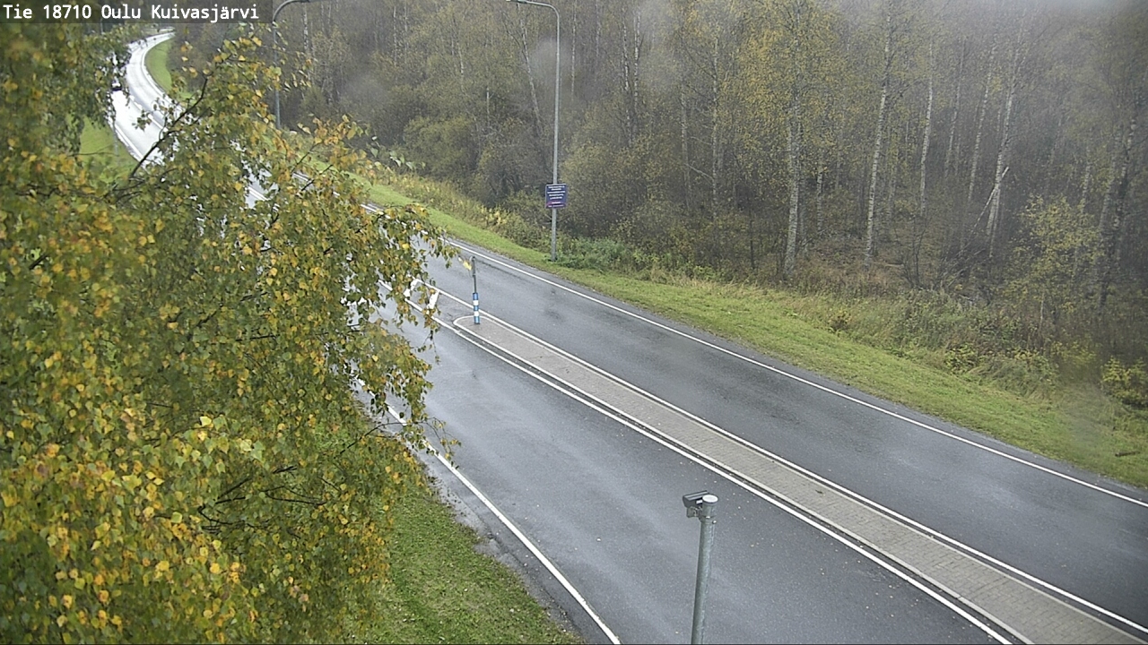 Weather Camera Image road 18710 Oulu Kuivasjärvi, Oulu, Pohjois-Pohjanmaa