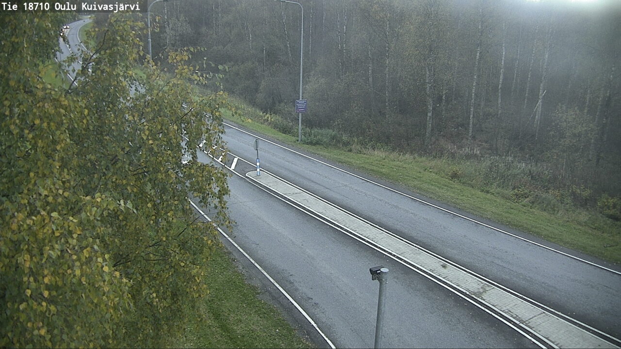 Weather Camera Image road 18710 Oulu Kuivasjärvi, Oulu, Pohjois-Pohjanmaa