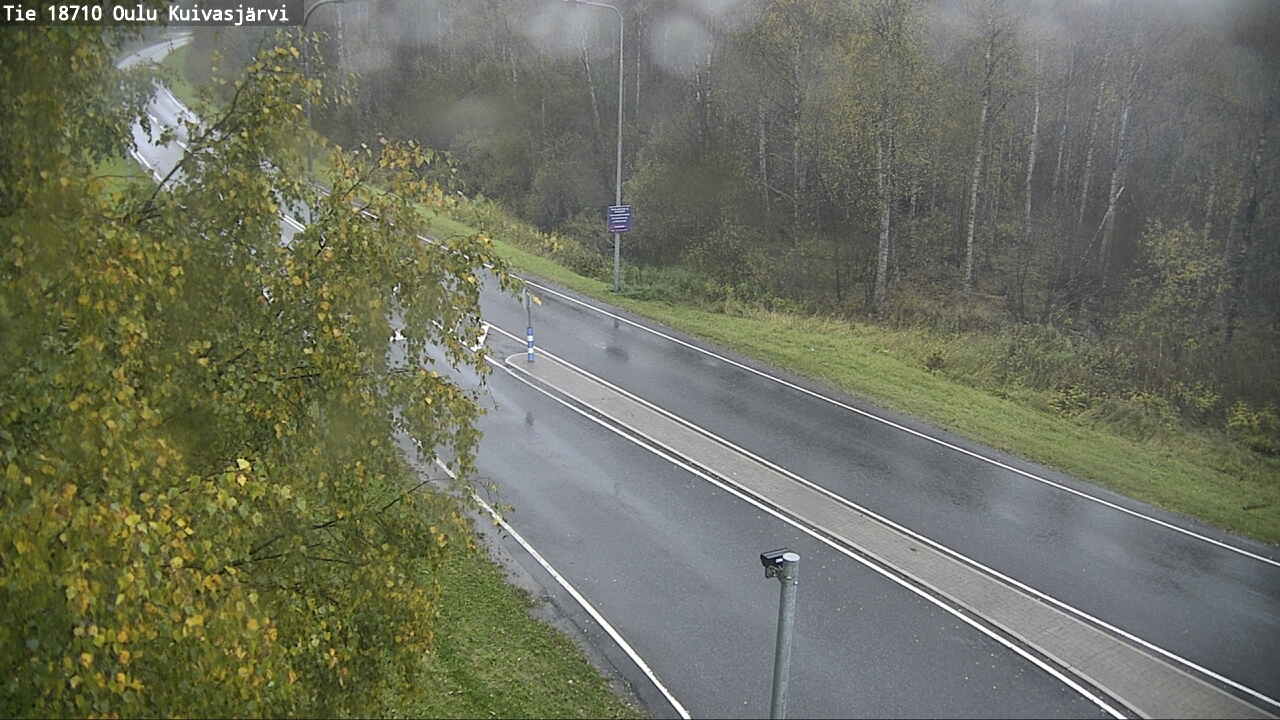 Weather Camera Image road 18710 Oulu Kuivasjärvi, Oulu, Pohjois-Pohjanmaa