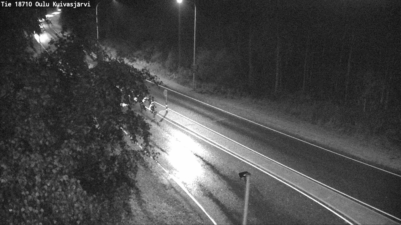 Weather Camera Image road 18710 Oulu Kuivasjärvi, Oulu, Pohjois-Pohjanmaa