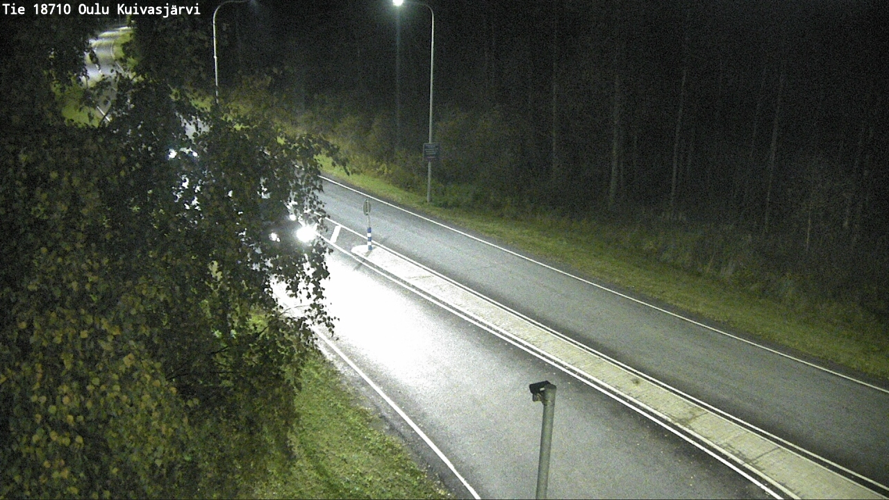 Weather Camera Image road 18710 Oulu Kuivasjärvi, Oulu, Pohjois-Pohjanmaa