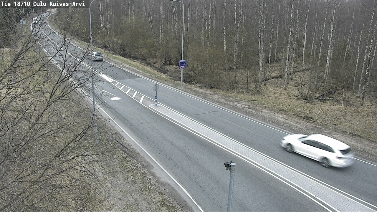 Weather Camera Image road 18710 Oulu Kuivasjärvi, Oulu, Pohjois-Pohjanmaa